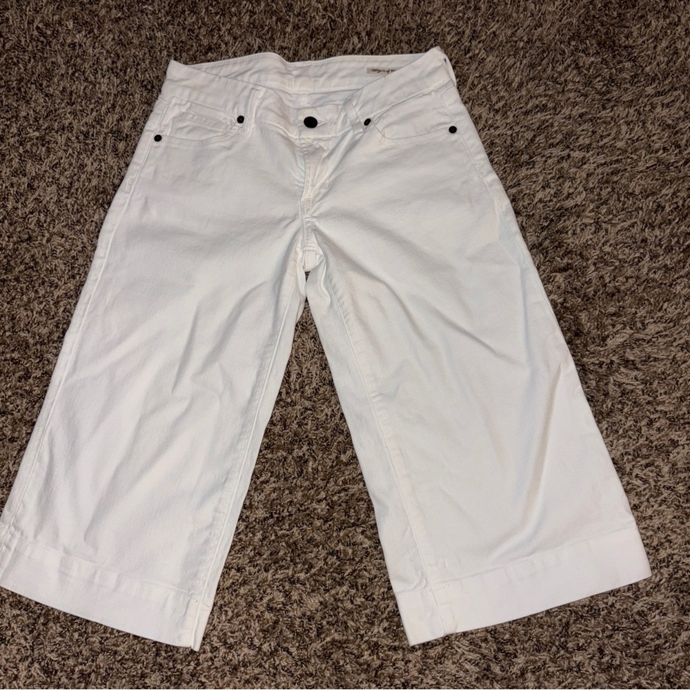 Citizens Of Humanity White Denim Pants